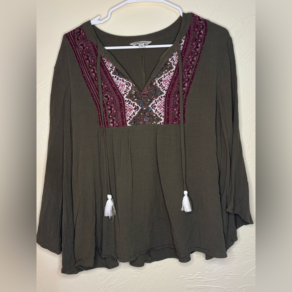 FRYE & CO. Blouse (Green.. see Pics)